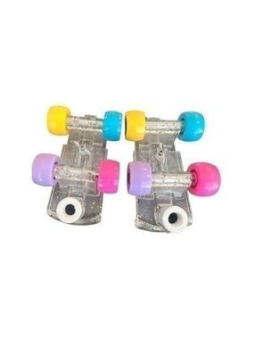 BUILD A BEAR Roller Skates & golden Shoes bundle